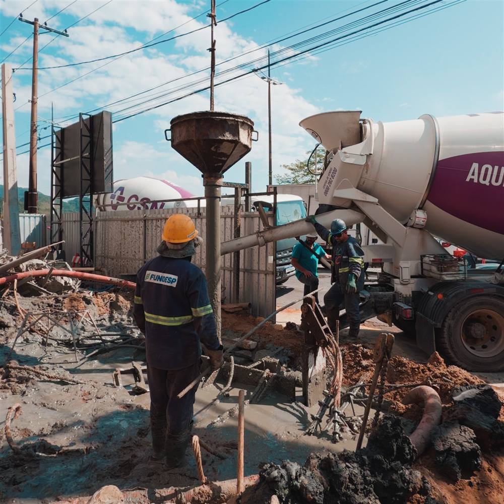 Evolução da obra ACR Aurum — concretagem
